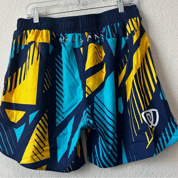 New Phalanx HPTX Men's Graphic Training Work Out   Red & Black Shorts Size 2 XL - Picture 3 of 7